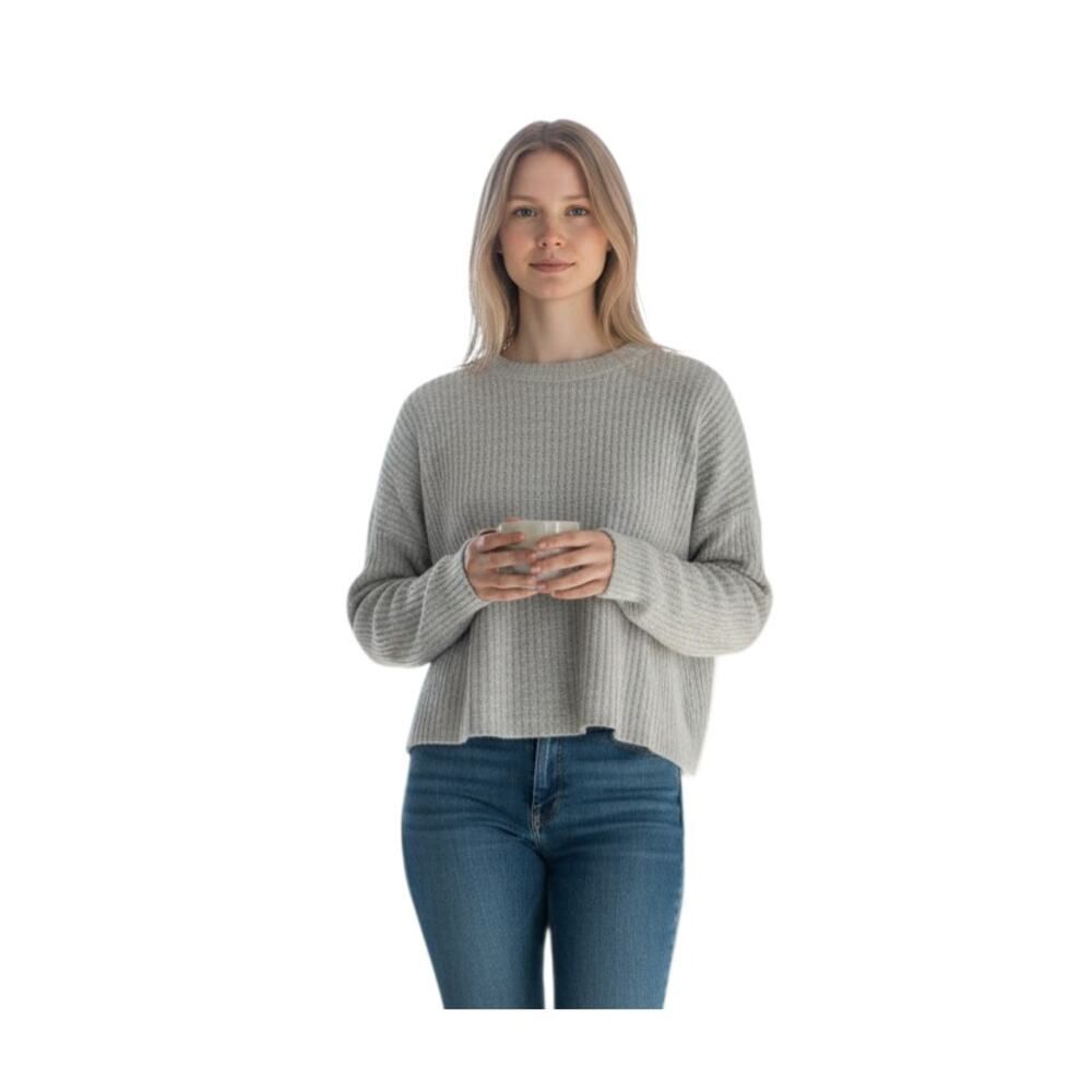 LULU'S GRAY PULLOVER SZ.S EUC.